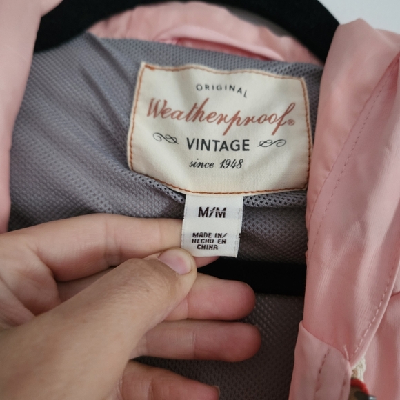 Weatherproof Blush Pink Hooded Utility Jacket - Picture 4 of 7